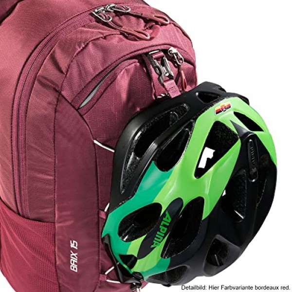 Tatonka Baix 자전거 배낭 15 L - 헬멧 마운트 및 15 리터 용량을 갖춘 작고 가벼운 야외 배낭 - 남성 및 여성