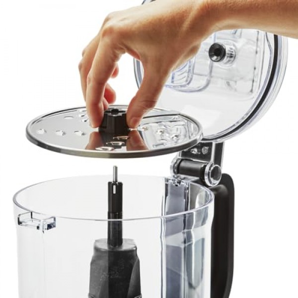KitchenAid KFP0718CU 푸드 프로세서, 7컵, 컨투어 실버