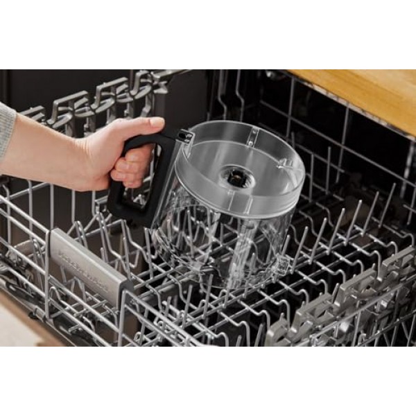 KitchenAid KFP0718CU 푸드 프로세서, 7컵, 컨투어 실버