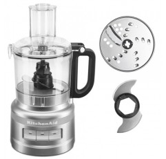 KitchenAid KFP0718CU 푸드 프로세서, 7컵, 컨투어 실버