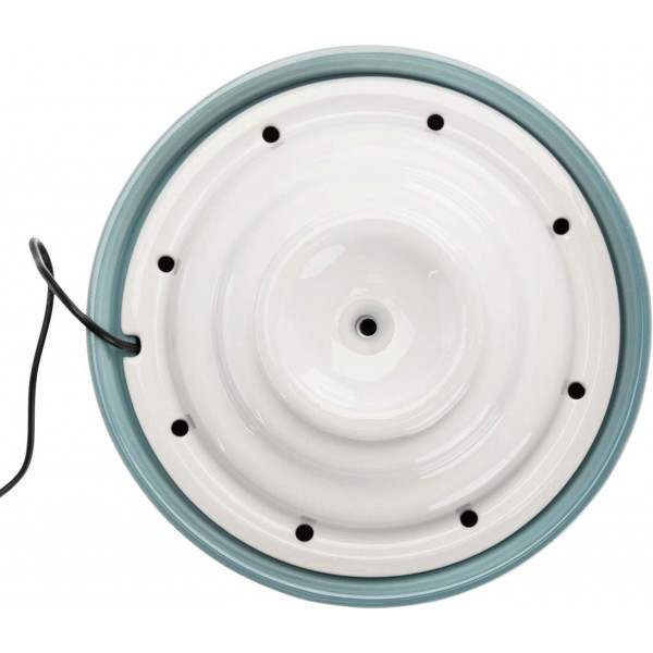 TRIXIE 24450 Vital Falls 식수대, 세라믹, 1.5리터, 블랙