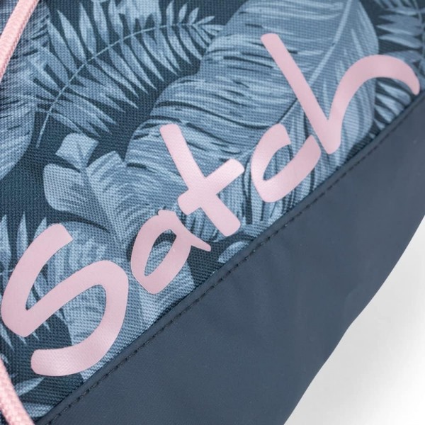 지퍼 수납공간이 있는 소녀 및 소년용 새치 스포츠 가방 체육관 가방, 12리터, 배낭은 한 사이즈 고정 가능 Betty Blue - 파란색