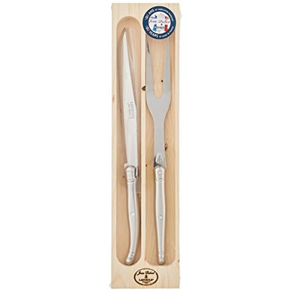 Jean Dubost 스테인레스 스틸 조각 세트, 실버