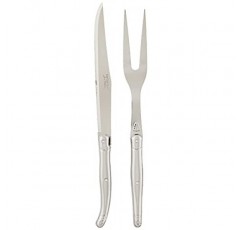 Jean Dubost 스테인레스 스틸 조각 세트, 실버