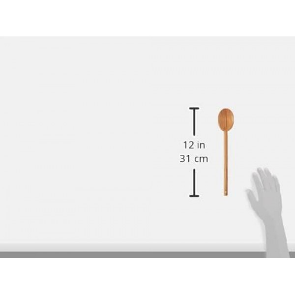 Metaltex 580602010 쿠킹 스푼 30cm 올리브 우드, 화이트