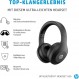 HP Bluetooth Headset 500(헤드폰, Bluetooth 5, 배터리 수명 최대 20시간, USB-C 충전 케이블, 접이식) 블랙, Unica