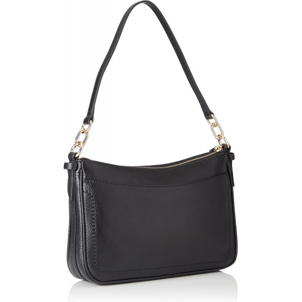 Michael Kors 여성용 MD TZ POCHETTE XBODY 이브닝 백, 블랙, 프리사이즈