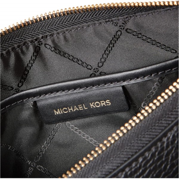 Michael Kors 여성용 MD TZ POCHETTE XBODY 이브닝 백, 블랙, 프리사이즈
