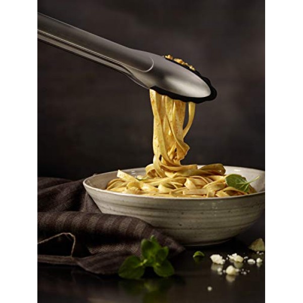 Rösle 12987 잠금 집게 실리콘 11.8인치, 실버