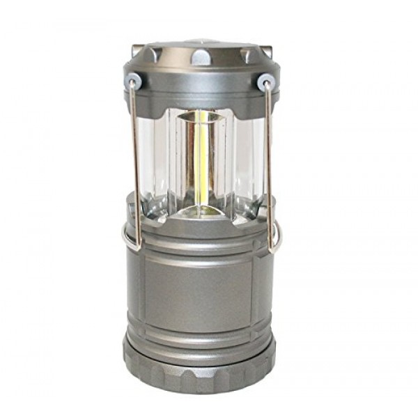 Outdoorsman By i-Zoom 600 루멘 COB LED 접이식 랜턴 - 그레이