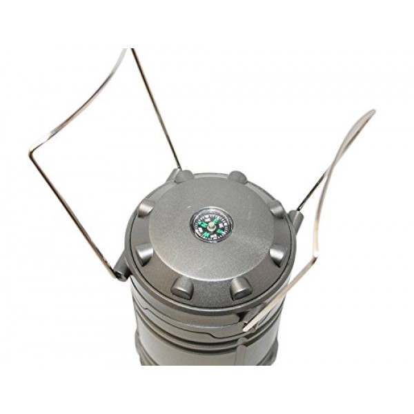 Outdoorsman By i-Zoom 600 루멘 COB LED 접이식 랜턴 - 그레이