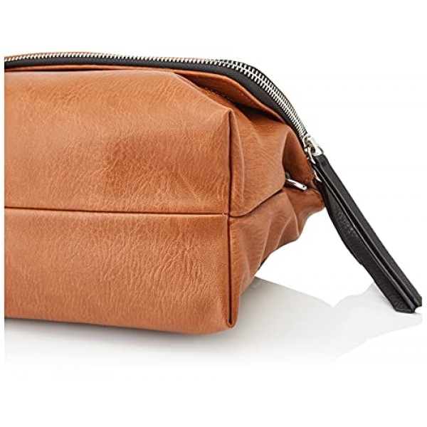 Desigual 여성 볼_엠보싱 하프백, 브라운, U EU, 브라운