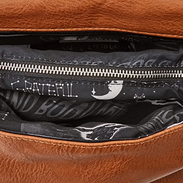 Desigual 여성 볼_엠보싱 하프백, 브라운, U EU, 브라운