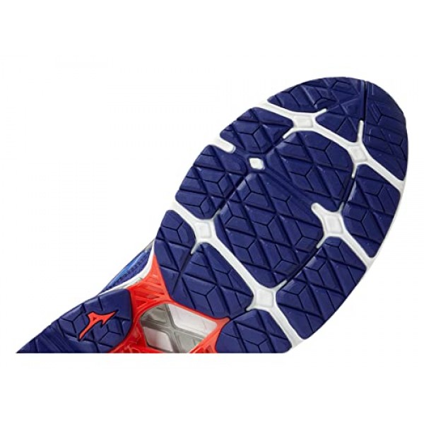 미즈노 여성용 남성용 Wave Creation 20 러닝화, 터키해, 9