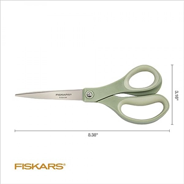 Fiskars SoftGrip 티타늄 가위 - 윤곽이 잡힌 성능 다용도 - 8