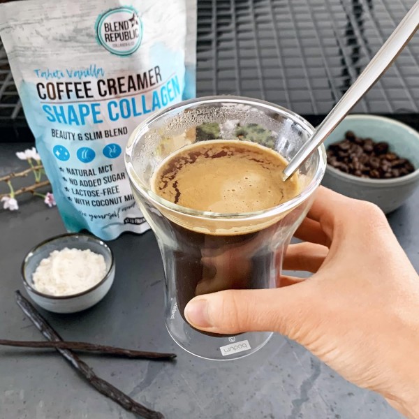 케토제닉 영양을 위한 콜라겐 함유 케토 커피 크리머 - 무설탕 ⍟ 생리활성 콜라겐 펩타이드 I/III형 케토 파우더, 코코넛 오일과 MCT 오일이 함유된 콜라겐 파우더 ⍟ 