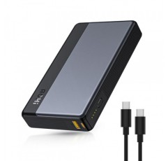 AOHI 노트북 전원 은행 100W 30000mAh USB C 휴대용 충전기 PD3.0 고속 충전 배터리 팩 MacBook Pro/Air, XPS, iPad Pro, iPhone 15/14/13, Galaxy,Steam Deck, Switch, Black용 PPS 휴대용 충전기