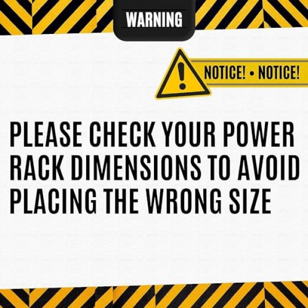 Yes4All 웨이트 플레이트 홀더 부착, 파워 랙용 웨이트 플레이트 보관함 2x2-3x2 - 2인치 웨이트 플레이트에 적합