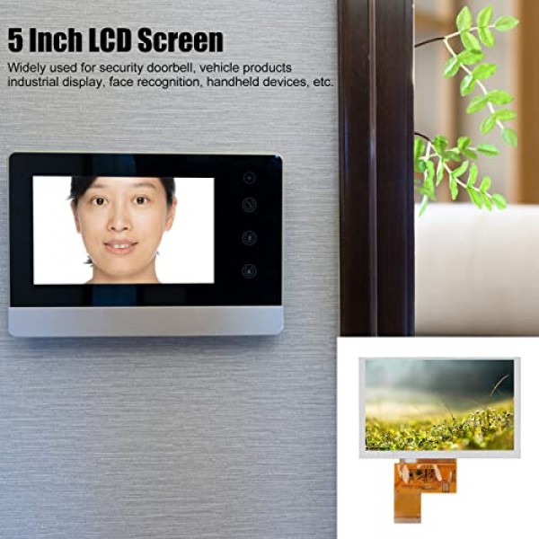 Changor TFT 터치 스크린 고휘도 사용하기 쉬운 TFT LCD 화면 800x480 다기능 5 인치 스마트 가전 제품