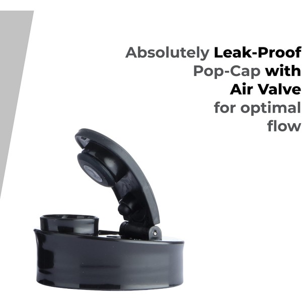 HYDRATE Tracker XL 저그 - 동기 부여 시간 표시가 있는 2.2리터 물병(2.2리터, 투명)