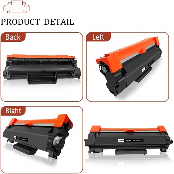 Ricoh P201W P200 M340W M340F M340FW SP 230dnw SP 230fnw SP 230Sfnw 프린터용 Aseker 호환 토너 카트리지, 고용량 3000 페이지(검정 x 1)