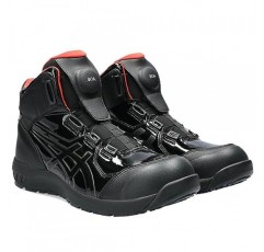 [아식스] 안전화 스니커즈 윈잡 CP304 BOA BLK EDITION 로우컷 1블랙×크랜베리