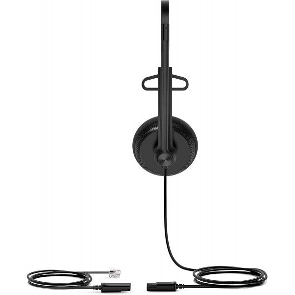 Yealink Headset YHS34 Lite Mono - 원이어 헤드폰 - RJ 연결 케이블 포함