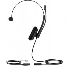 Yealink Headset YHS34 Lite Mono - 원이어 헤드폰 - RJ 연결 케이블 포함