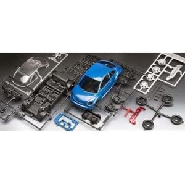 Revell 67643 Model Set VW New Beetle 초보자를 위한 오리지널에 충실한 모델 키트, 이지 클릭 시스템과 기본 악세서리 포함, 컬러링