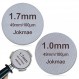 2Pcs 1.7mm 및 1.0mm 두께 49mm 에스프레소 퍽 스크린, 스테인레스 스틸 소결 메쉬 에스프레소 포터 필터 바구니 용 재사용 가능한 필터 하단 샤워 스크린 연락처 스크린 커