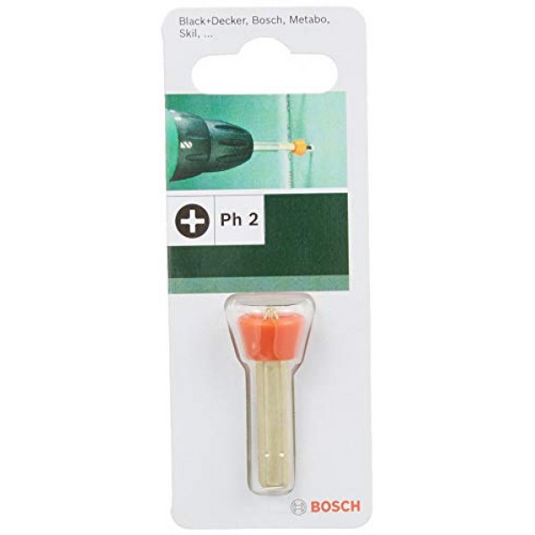 Bosch 2609255906 석고보드용 깊이 조절 장치가 있는 60mm 드라이버 비트 PH2