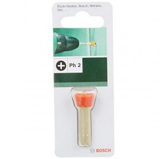 Bosch 2609255906 석고보드용 깊이 조절 장치가 있는 60mm 드라이버 비트 PH2