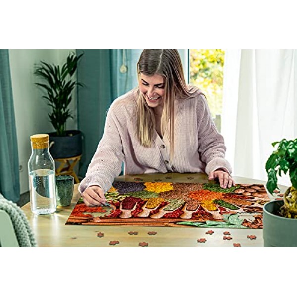 Ravensburger Herbs & Spices 성인과 14세 이상 어린이를 위한 1000피스 직소 퍼즐, Amazon 독점