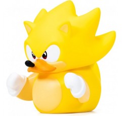 TUBBZ Sonic The Hedgehog Super Sonic Collectable Duck Vinyl Figure - 공식 Sonic The Hedgehog 상품 - TV, 영화 및 비디오 게임 Sonic - Super Sonic