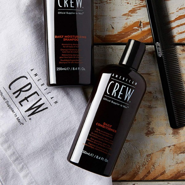 AMERICAN CREW - Fortifying Shampoo, 250 ml, 남성 케어 샴푸, 데일리 클렌징 및 볼륨을 더해주는 헤어 제품, 가는 모발을 위한 케어 제품