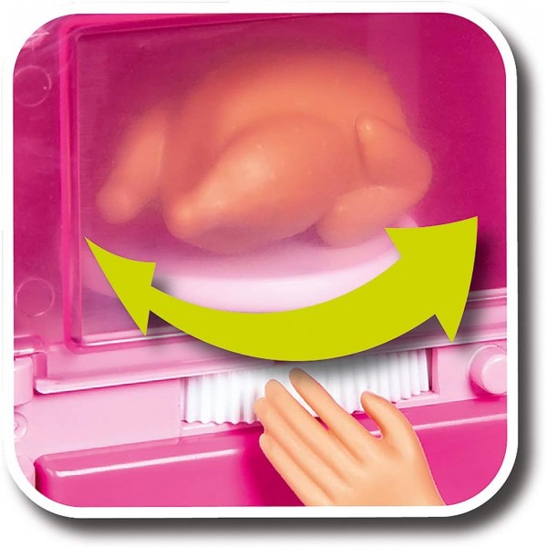 심바 105733342 - 스테피 러브 키친 스튜디오, 주방과 냉장고, 전자렌지, 가스렌지의 훌륭한 기능을 갖춘 스테피, 30개 이상의 부품, 29cm, 3년