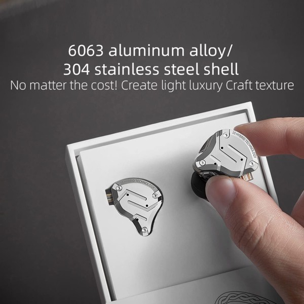 케이블이 있는 KZ ZS10 pro 인이어 헤드폰, 30Ω HiFi 유선 헤드폰, IEM 인이어 모니터 헤드폰 스포츠 게임 음악용 이어폰 헤드폰(블랙, 마이크 포함) 마이크 블랙