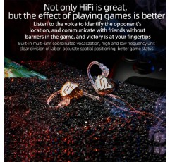 케이블이 있는 KZ ZS10 pro 인이어 헤드폰, 30Ω HiFi 유선 헤드폰, IEM 인이어 모니터 헤드폰 스포츠 게임 음악용 이어폰 헤드폰(블랙, 마이크 포함) 마이크 블랙