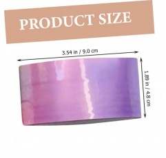 Ciieeo 24 Rolls Goo Ball 접착 테이프 감압 테이프 어린이를위한 투명 접착 테이프 완구 컬러 접착 테이프 손 장난감 고무 접착 테이프 스트레스 밴드 9X4.8CMx4pcs 모듬 색상 x 