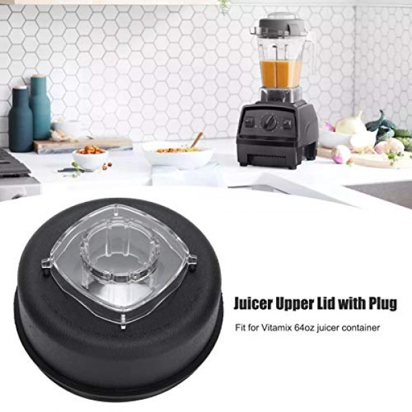블렌더 상단 뚜껑 교체, Vitamix 64온스 추출기용 2부분 뚜껑 및 플러그, 블렌더 용기 커버 교체, Vitamix용 교체 부품