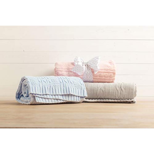 STEPHEN JOSEPH 셔닐 담요 블루