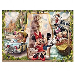 Ravensburger 디즈니 미키 마우스: 휴가 미키와 미니 성인을 위한 1000피스 직소 퍼즐 - 모든 조각은 독특하며 Softclick 기술로 조각이 완벽하게 맞습니다.