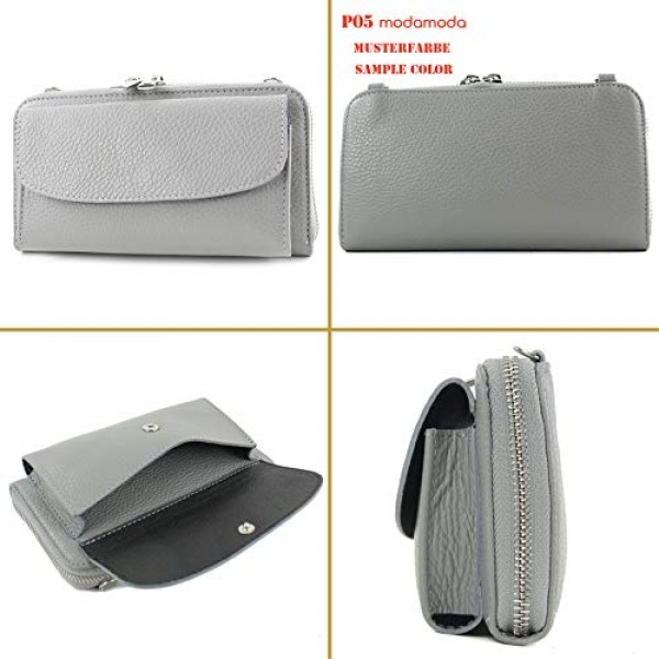 modamoda de - P05 - 이탈리아 여성용 휴대폰 지갑 정품 가죽