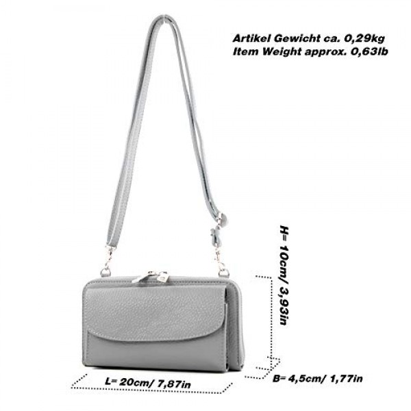 modamoda de - P05 - 이탈리아 여성용 휴대폰 지갑 정품 가죽