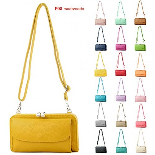 modamoda de - P05 - 이탈리아 여성용 휴대폰 지갑 정품 가죽