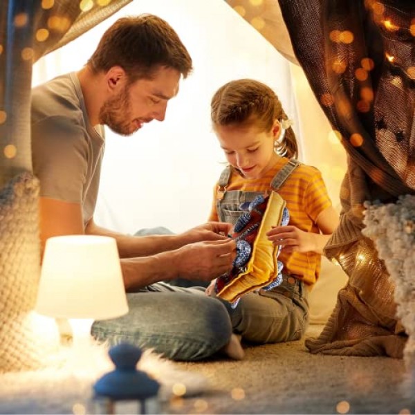 Pocus 마법의 마법 책 봉제 인형, 마법 책 프로펠러 12  8인치 컬러-2