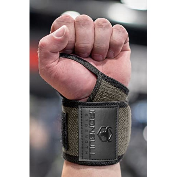 역도용 손목 랩(IPF, USAPL, USPA, IPL 인증) - 파워리프팅, 보디빌딩 및 체육관 역도 운동용 벤치 프레스 손목 스트랩 - 남성 및 여성