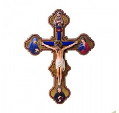 Joseph's Studio by Roman - 컬렉션, 14.5인치 H 미세리코르디아 십자가, 레진으로 제작, 높은 수준의 장인정신과 디테일에 대한 관심, 내구성 및 오래 지속