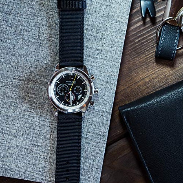 BARTON 시계 밴드 - 탄도 나일론 투피스 NATO® 스타일 스트랩 - 색상 및 폭 선택(18mm, 20mm, 22mm)