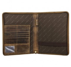 Greenburry Vintage Manager 1721-25 Leder Dokumentenmappe 33x26x2.5cm 안틱 브라운